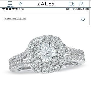 Authentic Vera Wang Love collection engagement ring Vintage Sapphire